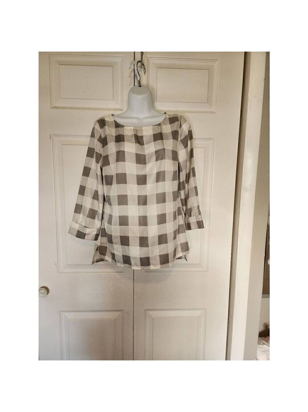 Limited Plaid Blouse Small
